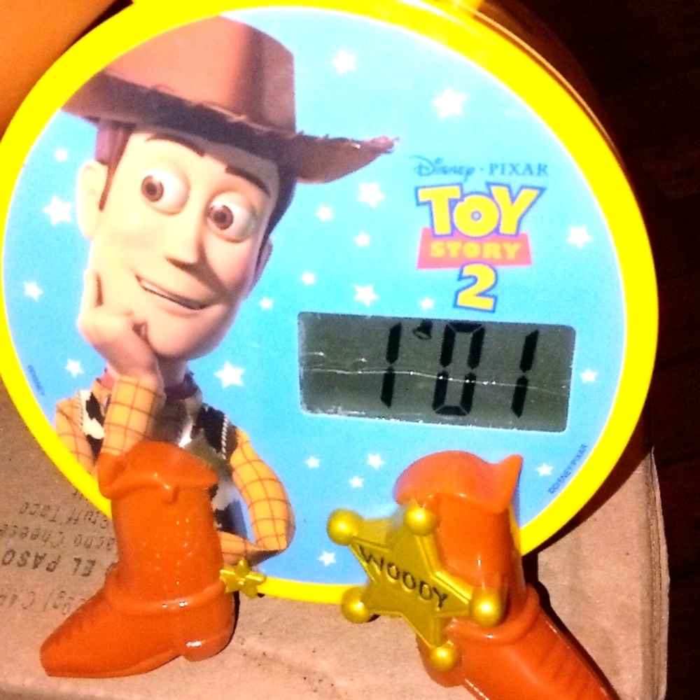 Disney Toy Story 2 Woody Alarm Clock - Yellow and Orange